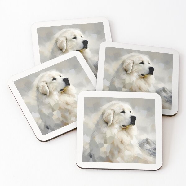 Item preview, A Contemporary Canine Study Great Pyrenees dog #2 designed and sold by Helios Be. Lavsh.