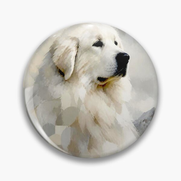 Item preview, A Contemporary Canine Study Great Pyrenees dog #2 designed and sold by Helios Be. Lavsh.