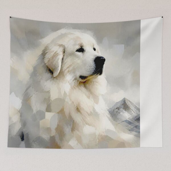 Item preview, A Contemporary Canine Study Great Pyrenees dog #2 designed and sold by Helios Be. Lavsh.