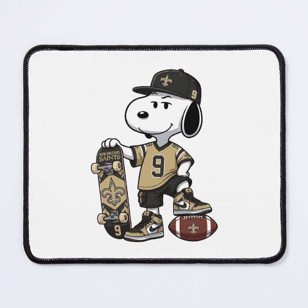 Item preview, Snoopy New Orleans Football Skater Fan Art designed and sold by gaygamonzo.