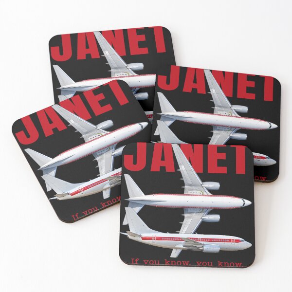 Item preview, JANET Airlines – Area 51 Secret Airline designed and sold by ASX Research Merch.