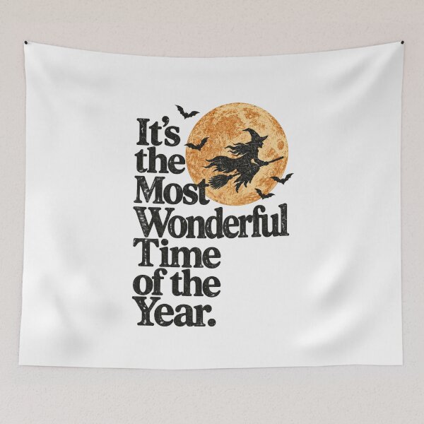 Item preview, Vintage Halloween Witch Wonderful Time of Year designed and sold by Phil Ben.