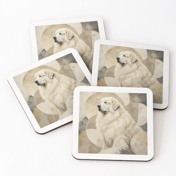 Item preview, A Contemporary Canine Study Great Pyrenees dog #3 designed and sold by Helios Be. Lavsh.