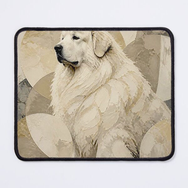 Item preview, A Contemporary Canine Study Great Pyrenees dog #3 designed and sold by Helios Be. Lavsh.