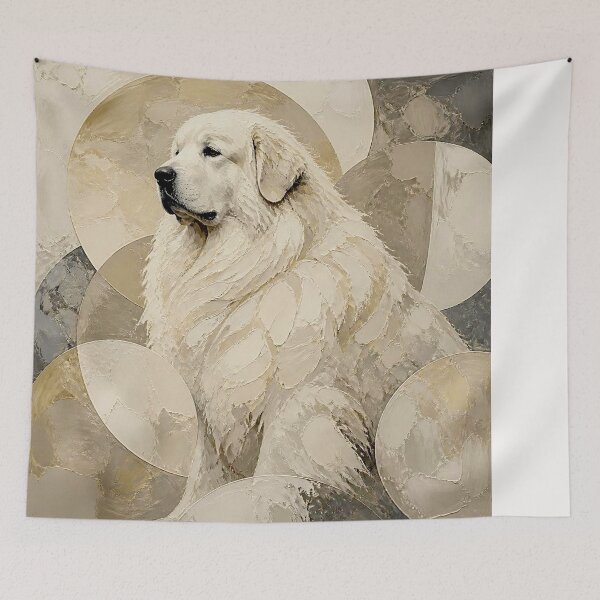 Item preview,  A Contemporary Canine Study Great Pyrenees dog #3 designed and sold by Helios Be. Lavsh.