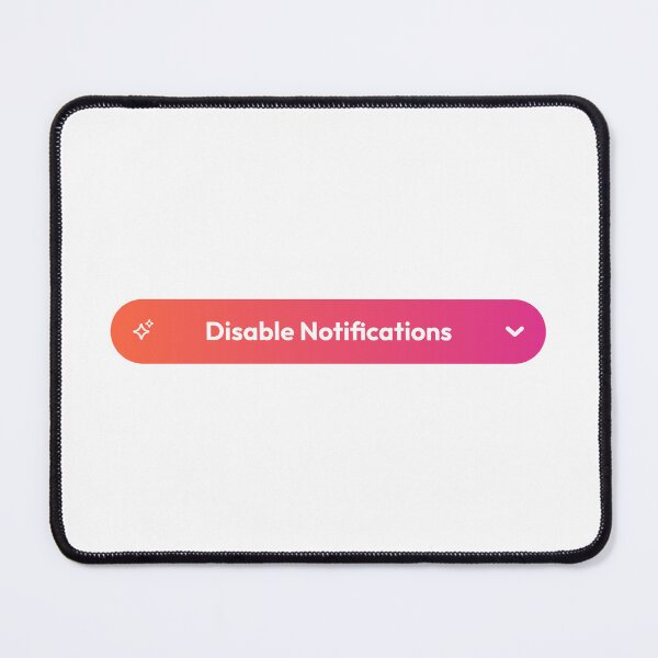 Item preview, Digital Detox – Disable Notifications Modern Button designed and sold by AnnSign.