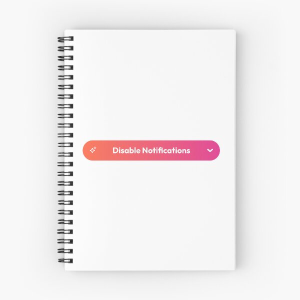 Item preview, Digital Detox – Disable Notifications Modern Button designed and sold by AnnSign.