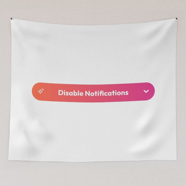 Item preview, Digital Detox – Disable Notifications Modern Button designed and sold by AnnSign.