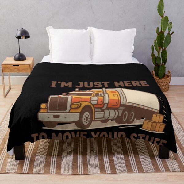 Item preview, I'm Just Here To Move Your Stuff Trucker designed and sold by YASSINE HZ.