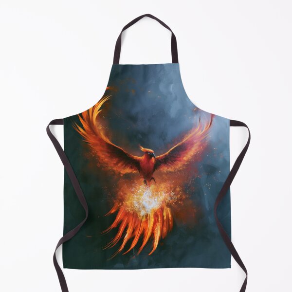 Item preview, A magnificent Phoenix rising from blazing volcanic flames, Fantasy & Mythological Creatures designed and sold by CDC40.