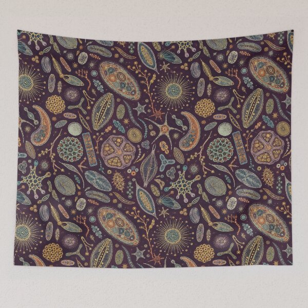 Item preview, Microscopic Organic Forms Science Pattern designed and sold by frumixart.