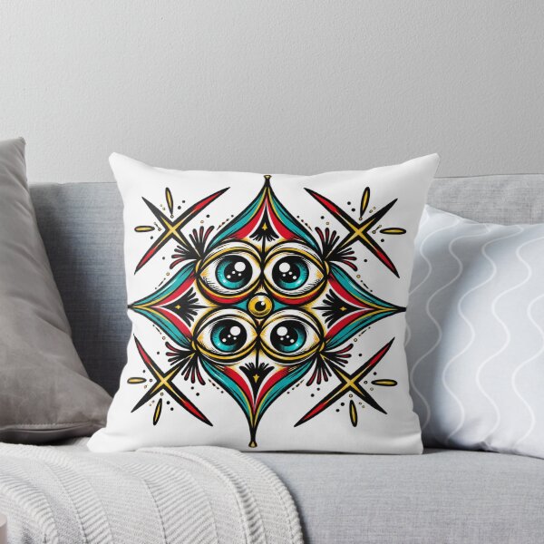 Item preview, Psychedelic Eyeball Mandala Abstract Geometry Art designed and sold by playatech.