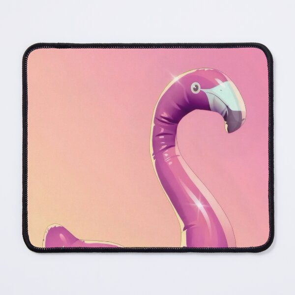Item preview, Inflatable Pink Flamingo Pool Float Vector Art - Ultimate Summer Chill designed and sold by Billy Morfo™.