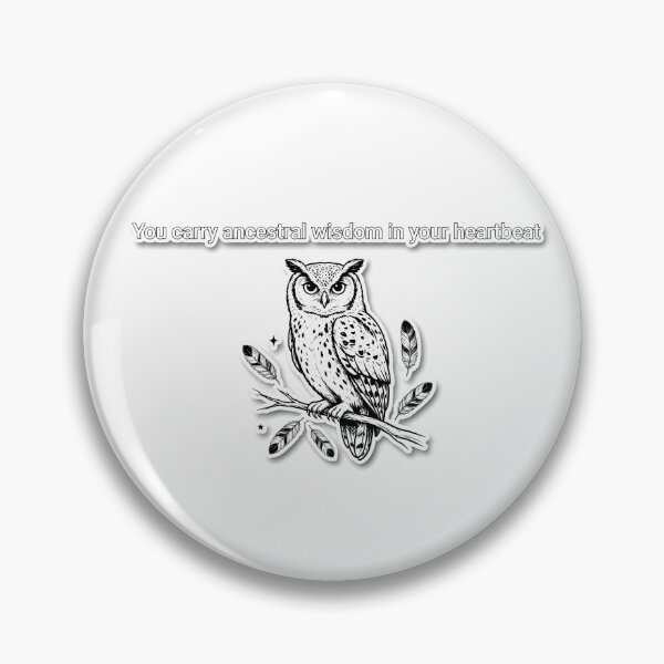 Item preview, Ancestral Wisdom Owl Symbol designed and sold by NiftyWrx.