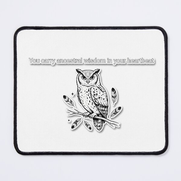 Item preview, Ancestral Wisdom Owl Symbol designed and sold by NiftyWrx.