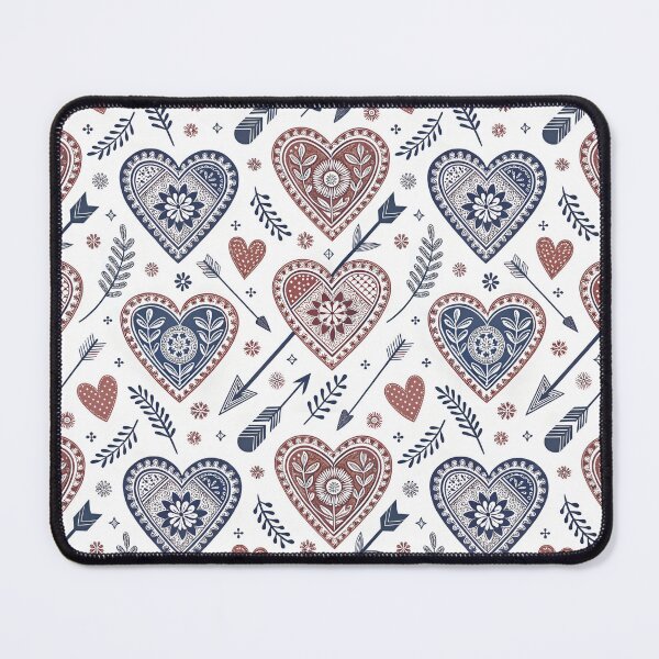 Item preview, Nordic Heart & Arrow Motifs | Scandinavian Romantic Design designed and sold by Shuga-Design.