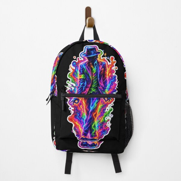 Item preview, Michael Jackson Neon Rainbow Pop Art Legend designed and sold by ExploreAura Studio.
