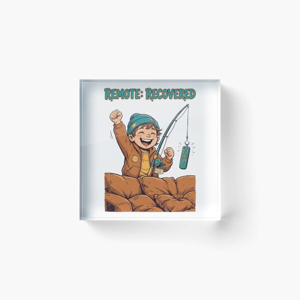 Item preview, Remote: Recovered Funny Kids Shirt designed and sold by Hearth & Hue.