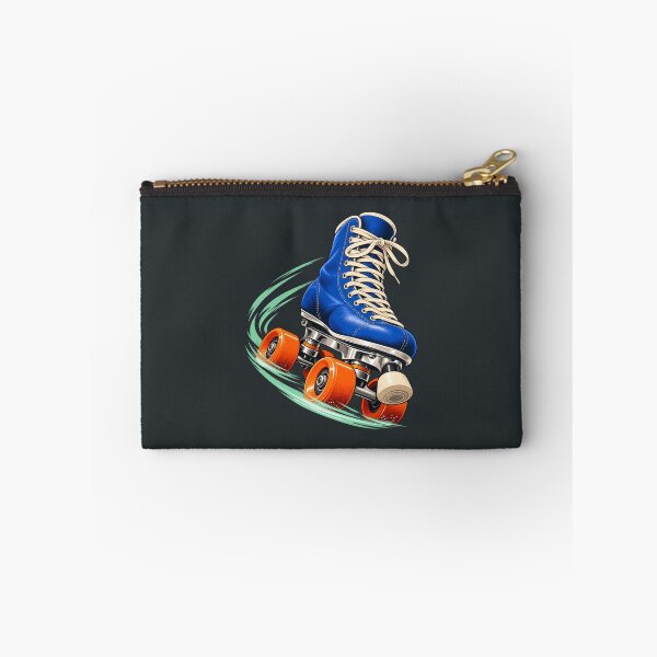 Item preview, Blue Quad Roller Skate – Dynamic Skating Illustration designed and sold by astersgraphics.