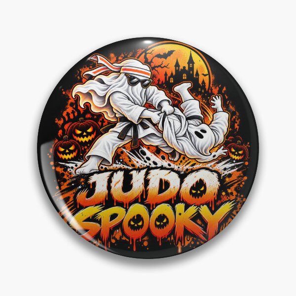 Item preview, Halloween Spooky Judo Ghost – Funny Martial Arts Design designed and sold by PolgaCraft.
