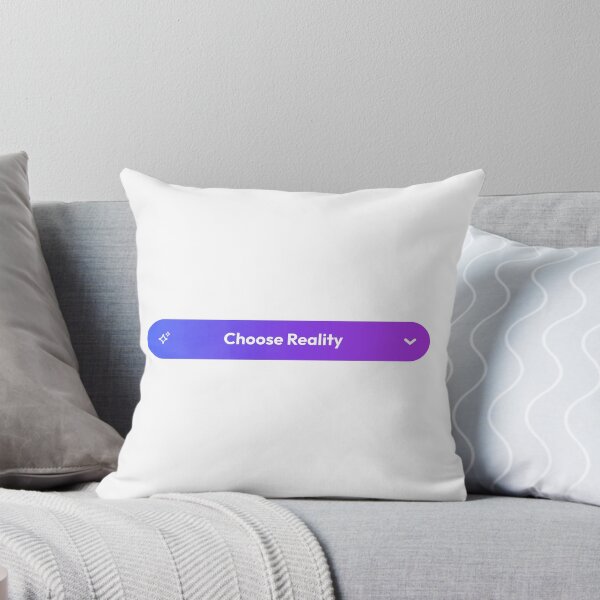 Item preview, Digital Detox – Choose Reality Modern Button designed and sold by AnnSign.