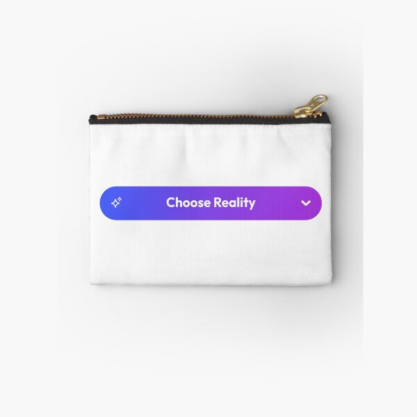 Item preview, Digital Detox – Choose Reality Modern Button designed and sold by AnnSign.