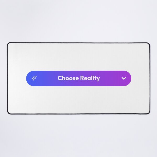 Item preview, Digital Detox – Choose Reality Modern Button designed and sold by AnnSign.
