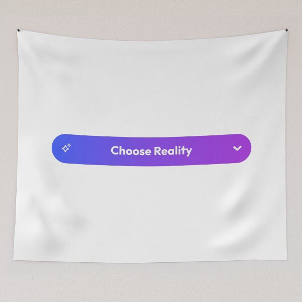 Item preview, Digital Detox – Choose Reality Modern Button designed and sold by AnnSign.