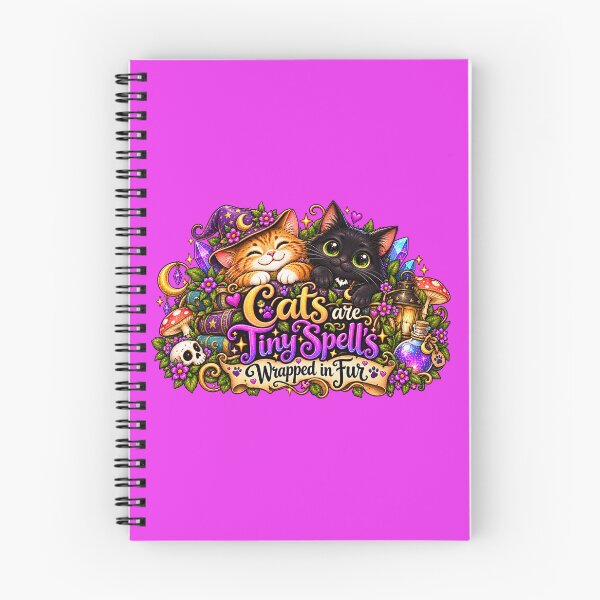 Item preview, Cats are Tiny Spells designed and sold by Loula the Nerd Goblin.
