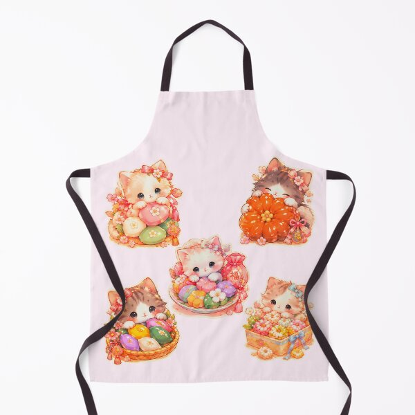 Item preview, korea lucky food series kitty sticker designed and sold by sara747.