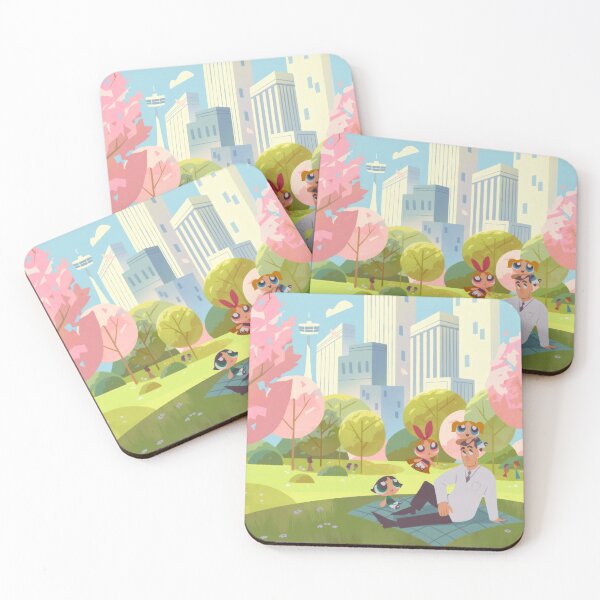 Item preview, Spring Park Picnic Hero Trio Stylized Illustration - Sunny Day Chill designed and sold by Billy Morfo™.
