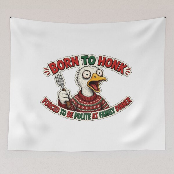 Item preview, Born To Honk - Silly Goose Family Dinner Humor designed and sold by DuncanDavidKing.