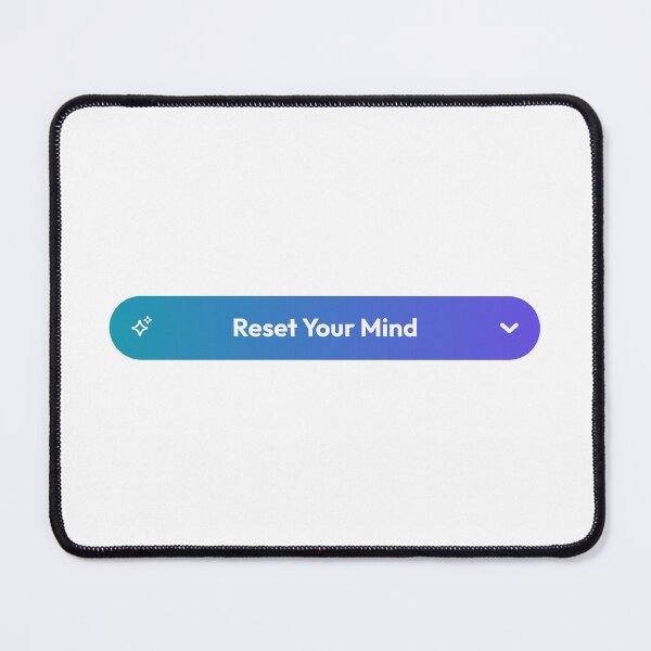 Item preview, Digital Detox – Reset Your Mind Modern Button designed and sold by AnnSign.
