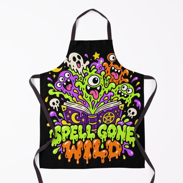 Item preview, Libro de magia Spell Gone Wild: Monstruos de Halloween designed and sold by Thai Vibe Studio.