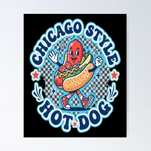 Item preview, Chicago Style Hot Dog Flag | Glizzy Traditional designed and sold by sormangalway7.