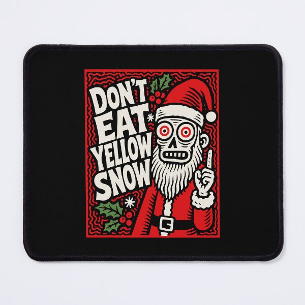 Item preview, Dont Eat Yellow Snow Skeleton Santa designed and sold by AnAzArt.