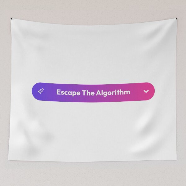 Item preview, Digital Detox – Escape The Algorithm Modern Button designed and sold by AnnSign.