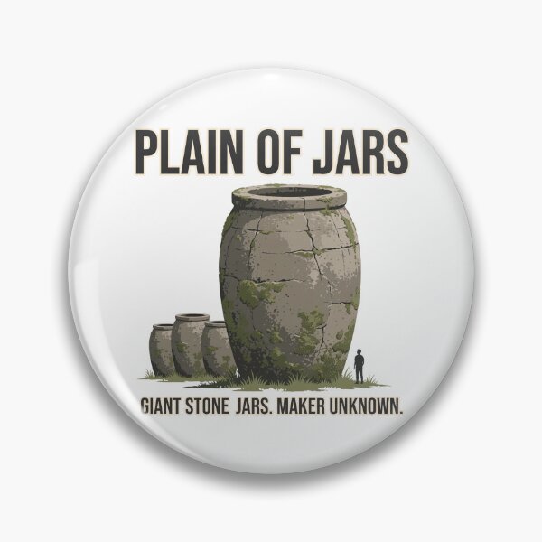 Item preview, Plain of Jars — Giant Stone Jars. Maker Unknown. designed and sold by Lucid History.