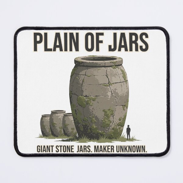 Item preview, Plain of Jars — Giant Stone Jars. Maker Unknown. designed and sold by Lucid History.