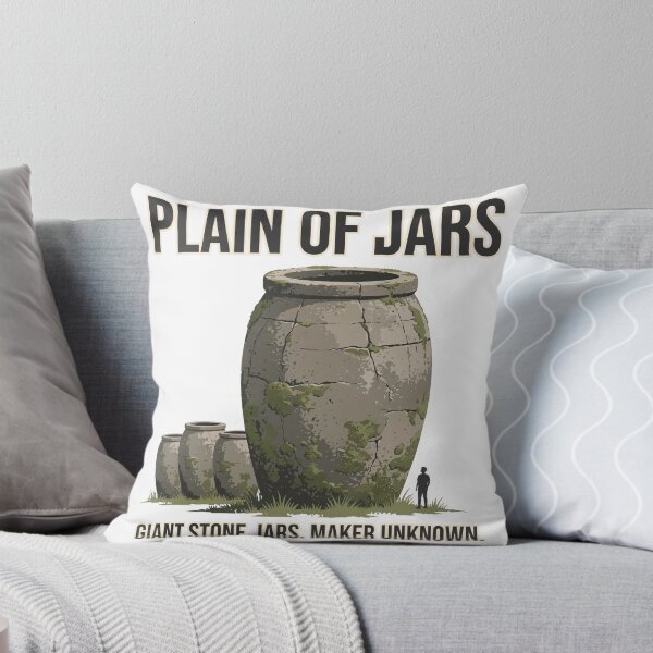 Item preview, Plain of Jars — Giant Stone Jars. Maker Unknown. designed and sold by Lucid History.