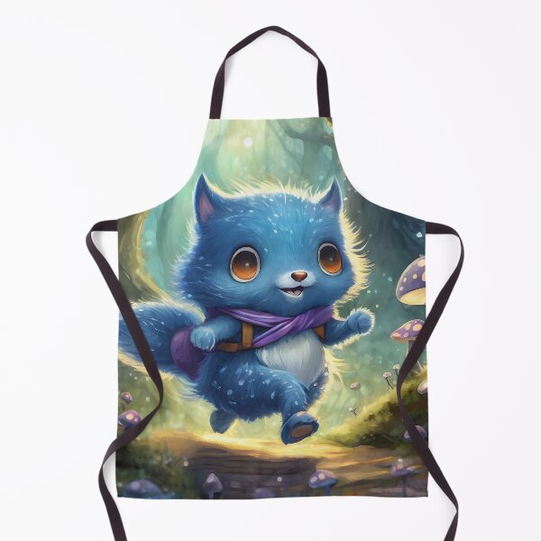 Item preview, Blue creature in the enchanted forest designed and sold by Claudia-Evans.