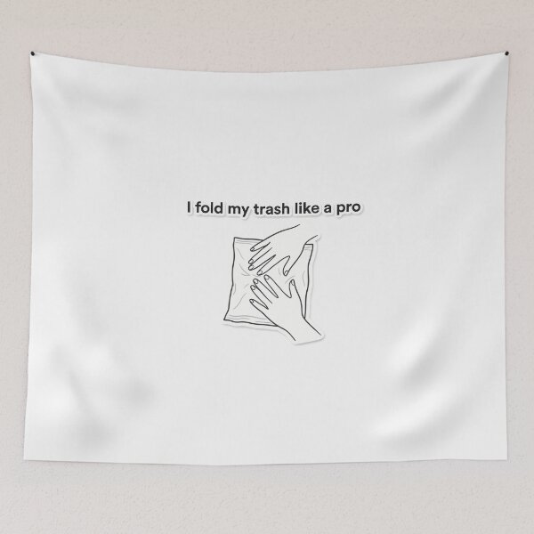 Item preview, Trash But No Waste Minimalist Fold designed and sold by NiftyWrx.