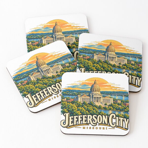 Item preview, Vintage Jefferson City Missouri Travel Souvenir Landmark Gift designed and sold by MichaeIRellov.
