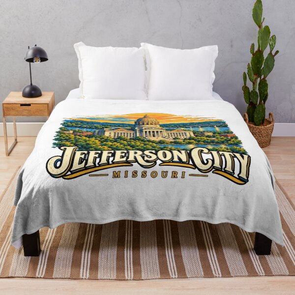 Item preview, Vintage Jefferson City Missouri Travel Souvenir Landmark Gift designed and sold by MichaeIRellov.