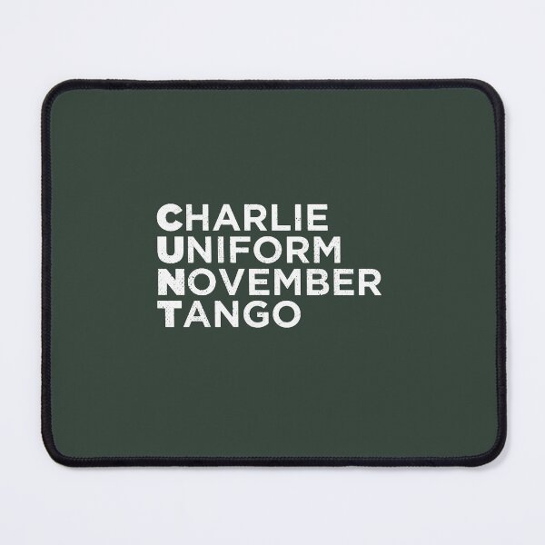 Item preview, Funny Charlie Uniform November Tango Phonetic Alphabet Oversized T-Shirt designed and sold by PsychicMedium.