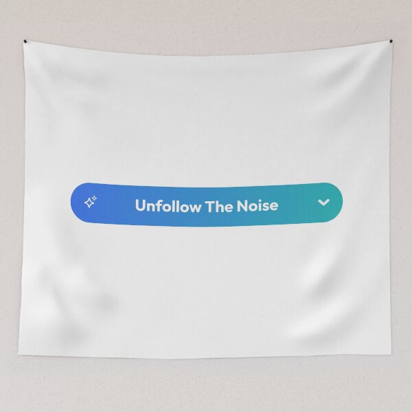 Item preview, Digital Detox – Unfollow The Noise Modern Button designed and sold by AnnSign.