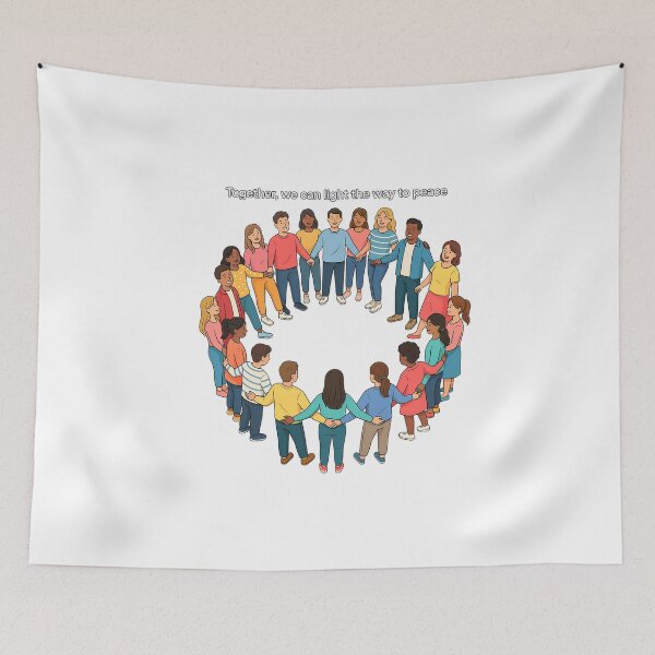 Item preview, Together We Can Light the Way to Peace designed and sold by NiftyWrx.