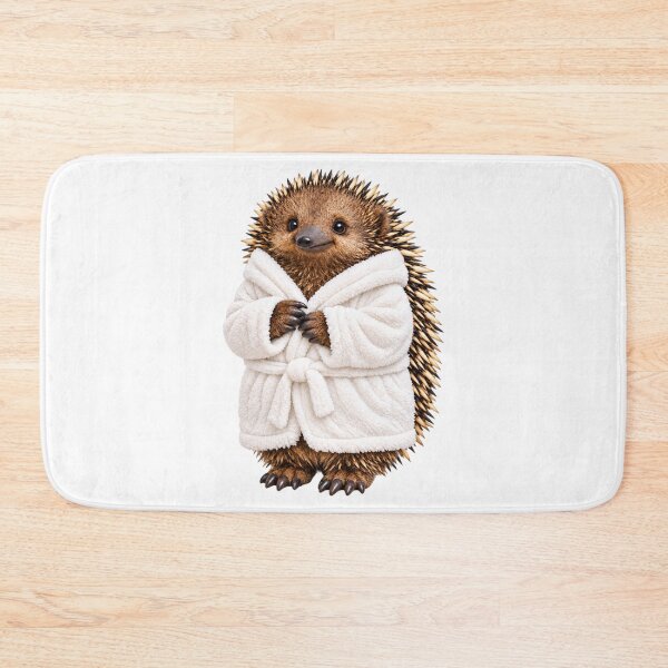 Item preview, Bathrobe Echidna designed and sold by Sillytoe.