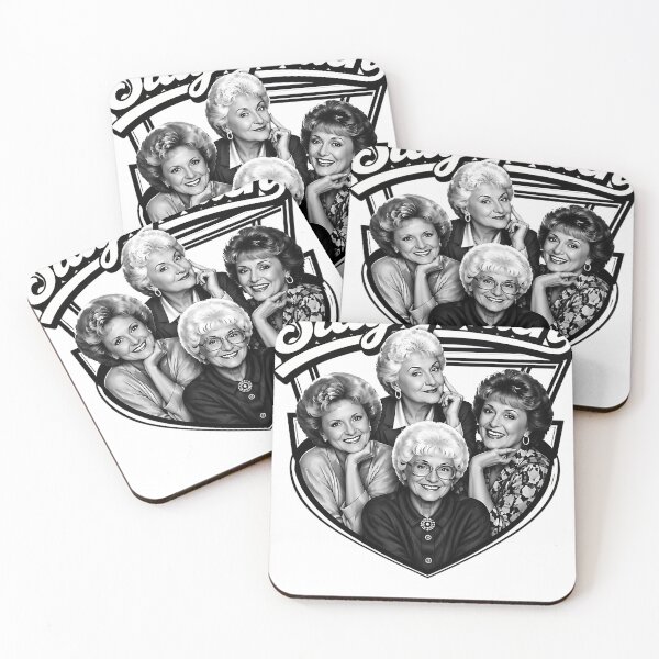 Item preview, Stay Golden Golden Girls Cast B&W Retro TV Show designed and sold by TilmaRehfeld.