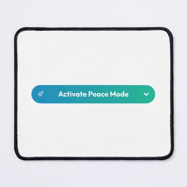 Item preview, Digital Detox – Activate Peace Mode Modern Button designed and sold by AnnSign.
